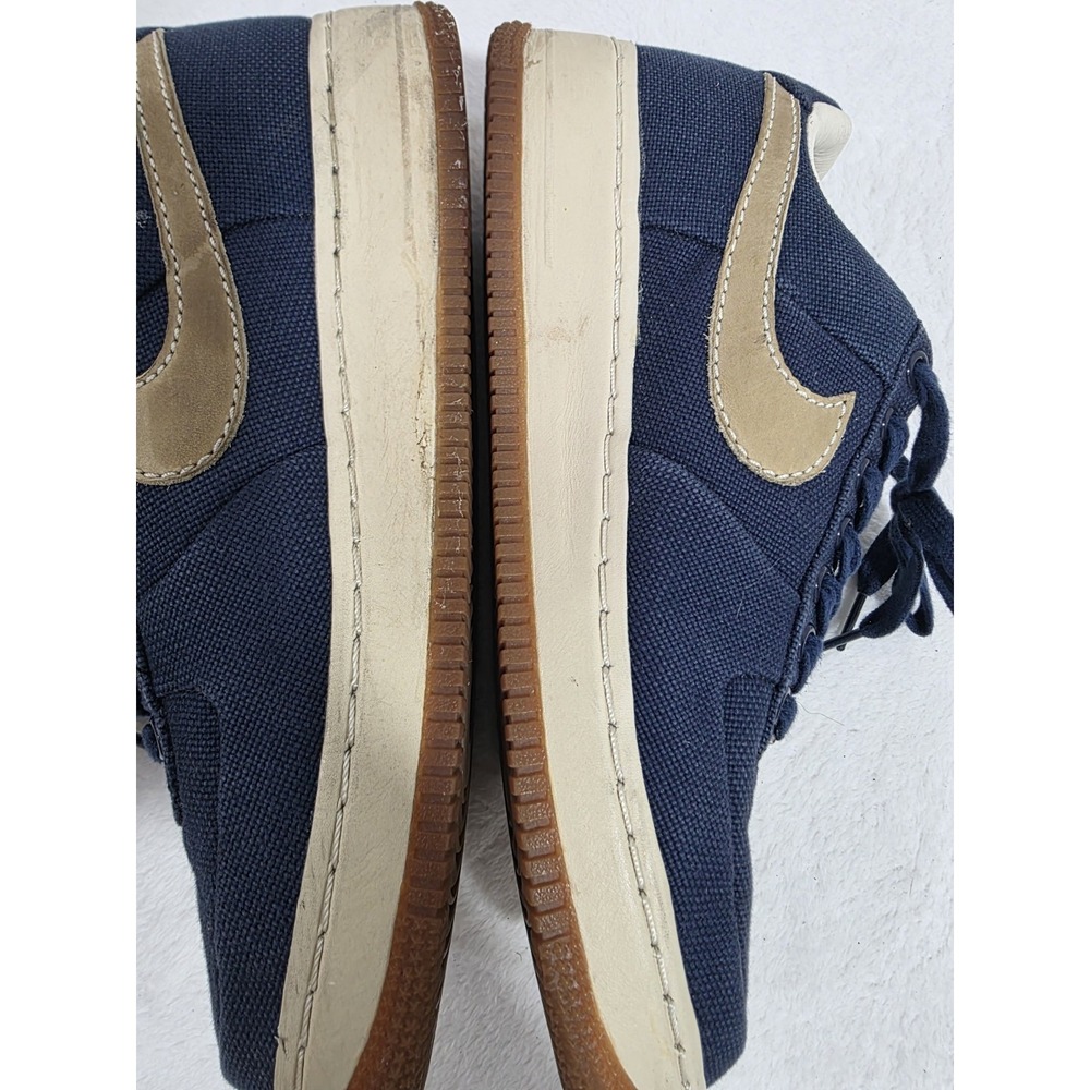 Nike Air Force 1 Low Supreme '07 Mens  Midnight Navy Shoes Size 8 - Picture 5 of 13